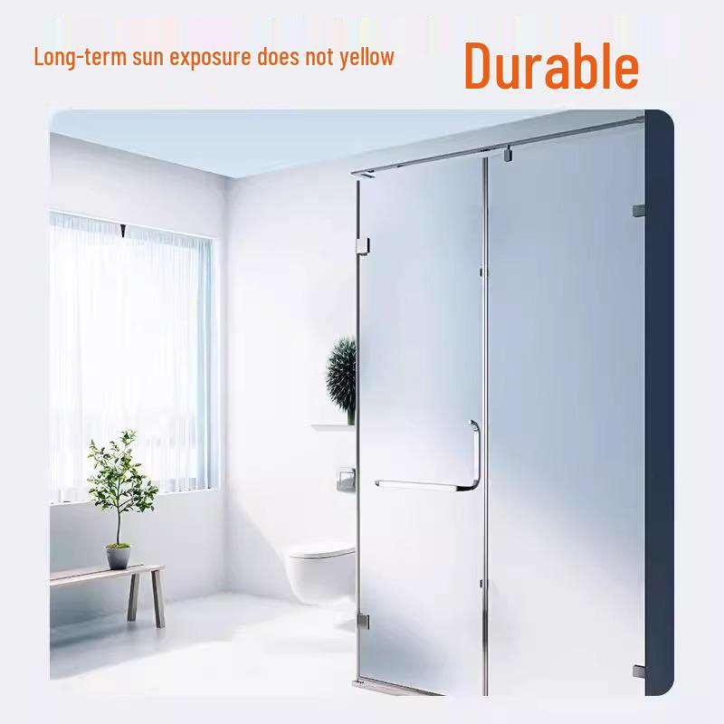 Anti-Peep Frosted Glass Film - Light Blocking, Heat Insulating Privacy Screen for Bathrooms