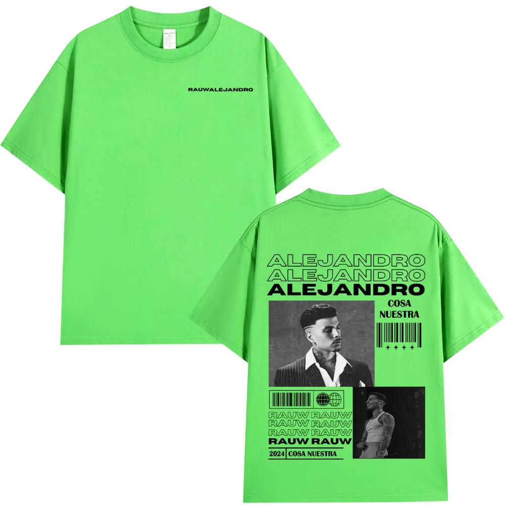 

Singer Rauw Alejandro Cosa Nuestra Tshirt Unisexs Women Vintage Fashion Short Sleeve T Shirt 100 Cotton Casual Oversized TShirts 4XL