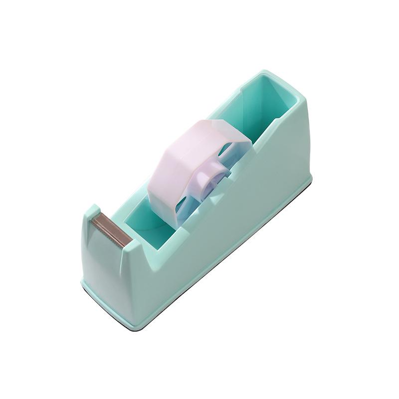 Macaron Color Tape Base Scotch Tape Cutter Desktop Base Labor-saving Tape Machine