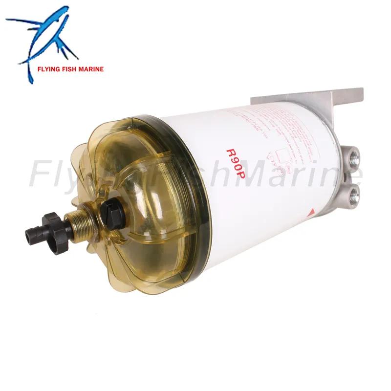 Boat Engine R90P 390RC 490R 690R 8159975 R90T FS19532 Fuel Filter Water Separator Assembly for Racor 390 490 690 790 Series