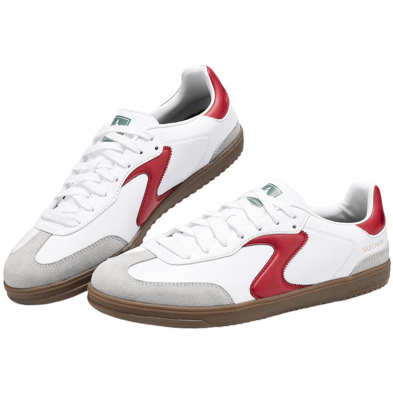 Skechers Men s Wide Fit Retro German Army Trainer Shoes 254150W