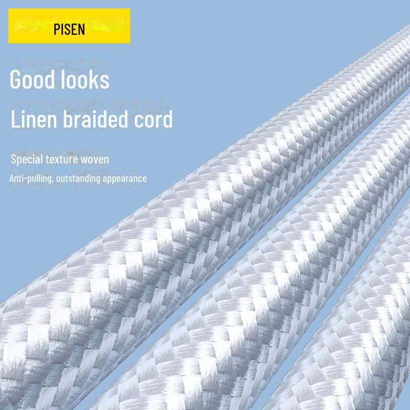 PISEN ATOC 100W Super Fast Charging Braided Data Cable for Huawei
