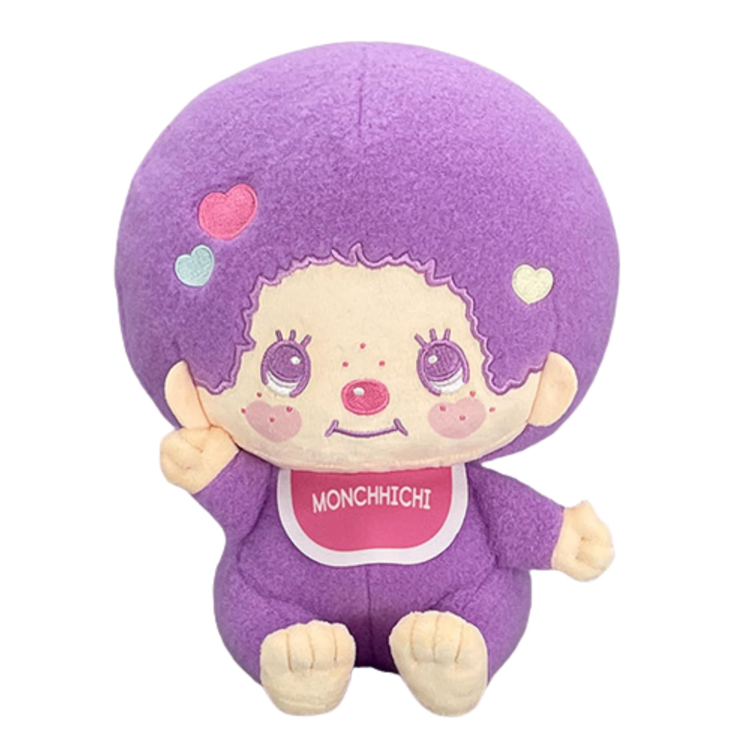 Monchhichi x My Melody Kuromi Monchhichi x Chimutan BIG Plush Toy 26cm & Approx. (Monchhichi Purple)