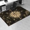 Vintage Compass Rose Wall Art Print PosterOffice Mat Home Decor Office Desk Chair Rugs Chair Carpet for Office Chair Mat Gift For Halloween