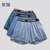 Men’s Loose Fit Plaid Cotton Boxer Briefs Pajama Pants