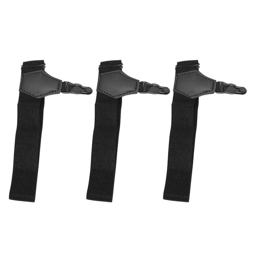 3 Pcs Sock Garters Adjustable Stainless Steel Single Clip Non Slip Multi Purpose Sock Garters Suspenders