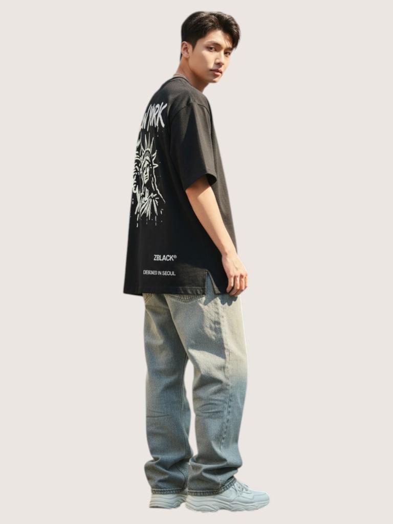 ZBLACK New York Signature Short Sleeve T-Shirt (Black)