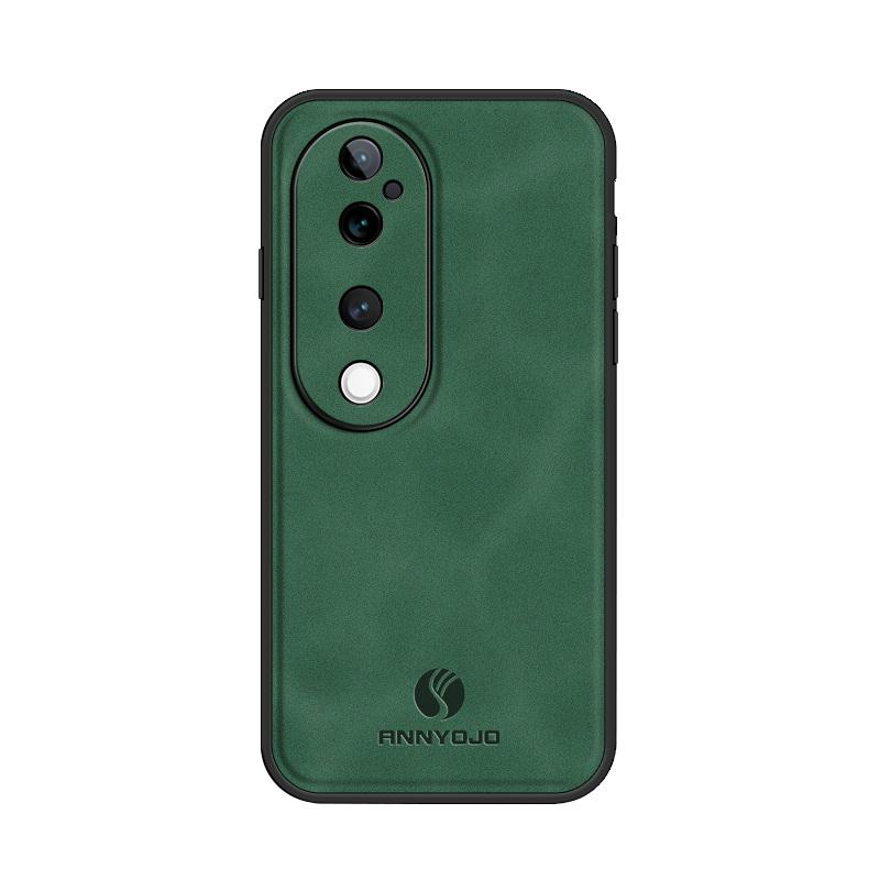 Magnetic Matte Sheepskin Texture Leather Shockproof Back Case for vivo S19 / S19 Pro / for vivo V40 / V40 Pro Soft TPu Bumper Opp Bag&For vivo V40 5G 6.78 зелёный