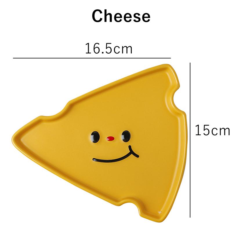 

Cartoon Bear Shaped Cheese Cake Plate Dessert Dishes Appetizer Afternoon Tea Party Plate Dog Tulip Dinnerware