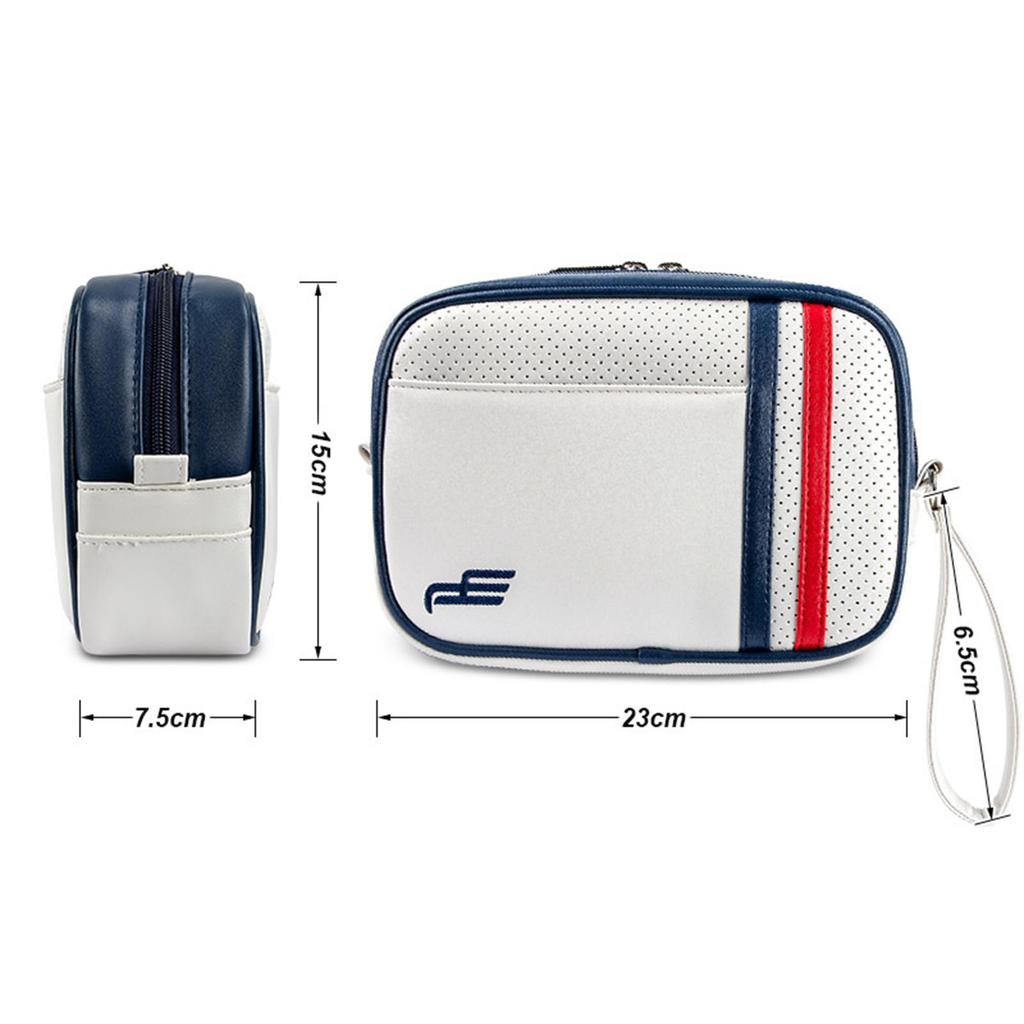 Club Ball Carry Bag Pouch Storage Organizer with Handle Strap Purse Pockets