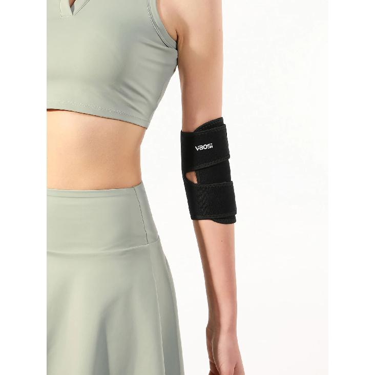 1 Pieza Soporte de Codo Ajustable de Neopreno - Protector Cómodo para Deporte y Fitness para Hombres y Mujeres