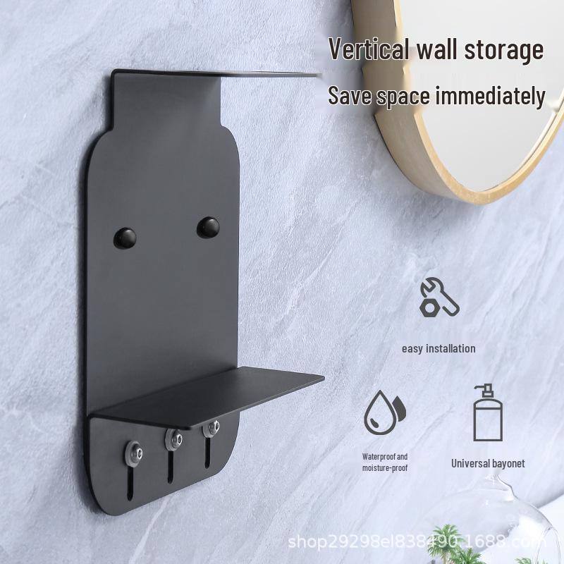 304 Stainless Steel Shower Holder for Shampoo, Soap Dispenser & Gel Bottles 1 Hole