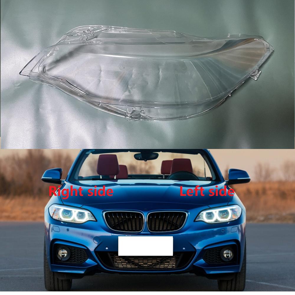 Car Headlight Cover For BMW F22 M2 2 Series Coupe 2014 2015 2016 2017 2018 2019 2020 Headlamp Lens Lampshade Shell Glass