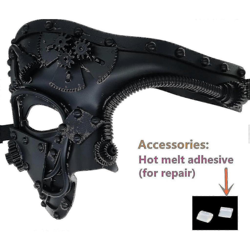 Metal Cyborg Mask, Masquerade Mask For Halloween Costume Party/phantom Of The Opera/mardi Gras Ball - Pjun