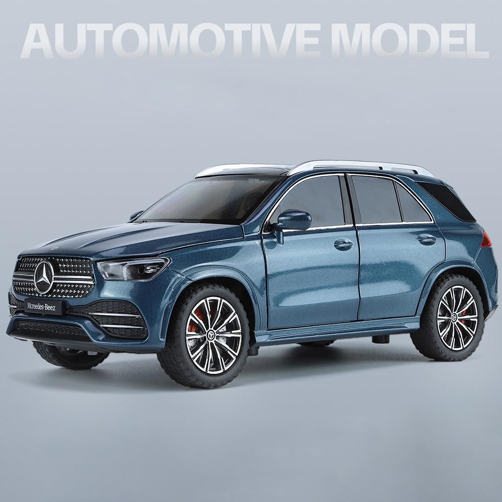 1/24 Benz GLE350 GLE SUV Alloy Car Diecasts & Toy Vehicles Car Model Sound and Light Pull Back Car Toys for Kids Gifts