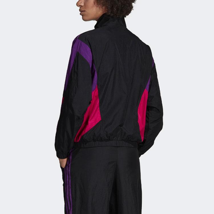 Women's Adidas Originals Jackets Women's Multicolor Stand Collar Moderate Other