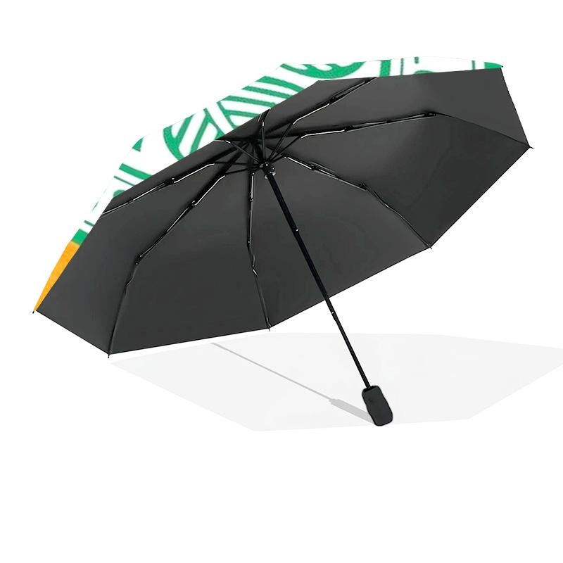 Cel-tic Football Club Crest Printed Automatic Umbrella, 8-Frame for Travel, camping, Casual Umbrella, Essential Gift for  for family and friends