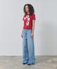 Eikyueikyuhauseukeulleob Puzzle Big Logo T-Shirt [Red]