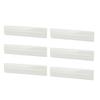 Set of 6 High Strength ABS Roof Rack Removal Cover Drip Rack Molded Trim