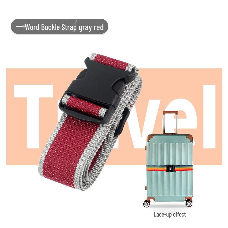 Polypropylene One-Word Luggage Strap for Suitcase Reinforcement with Wheels