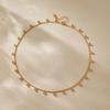 Full Zircon 18k Gold Plated Light Luxury European Style Clavicle Necklace
