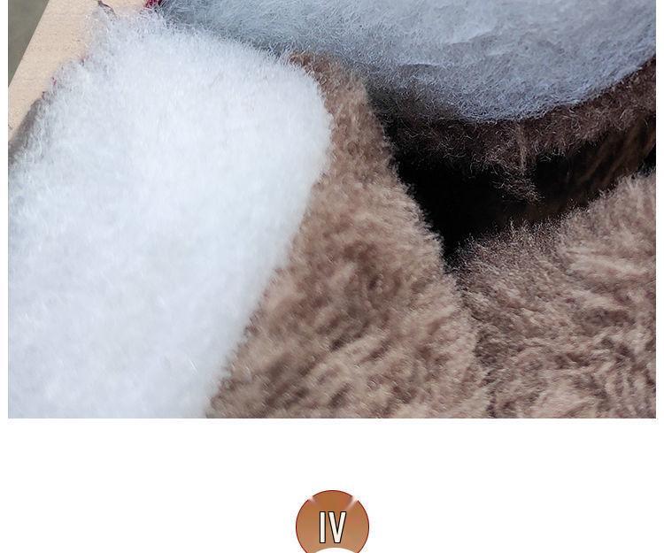 Women's Winter Handmade High-Top Non-Slip Cotton Slippers - Warm Indoor Shoes for Mom & Men