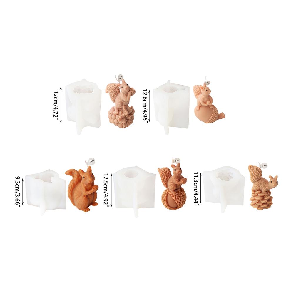 Silicone Crafts Mold Reusable Casting Epoxy Mold 3D Candle Making Geometric Mold Silicone DIY 3D Handicrafts Resin Molds