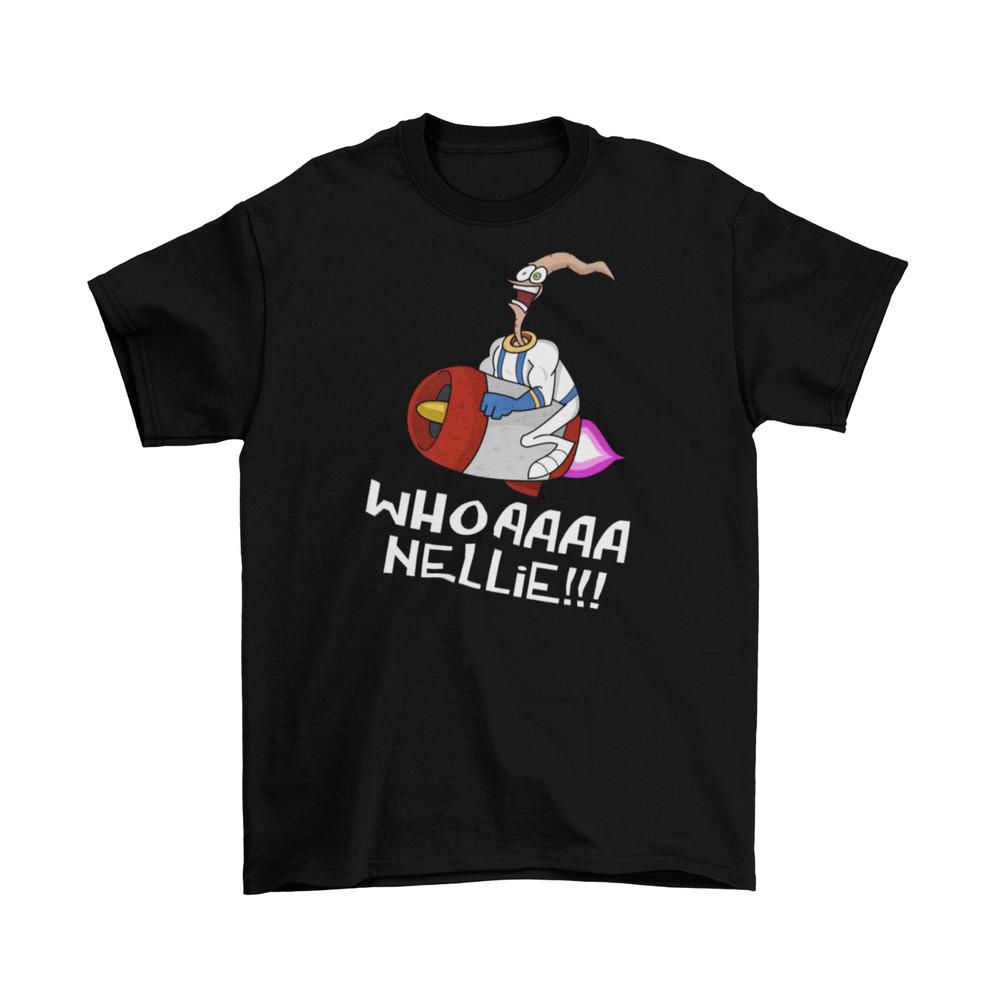 

Футболка Earthworm Jim Rocket Man Унисекс Взрослая Смешная Размеры 90-е ТВ Шоу Игра Новая 4XL