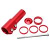 Mountain Bike Stem Riser Aluminium Alloy Bicycle Handlebar Riser Adapter for 28.6mm 1.13in ForkRed