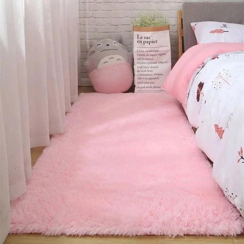 Área Grande Llena de Alfombra de Dormitorio Alfombra de Piso para Sala de Estar Alfombra de Noche Felpuda Alfombra para Sentarse Alfombra de Interior Peldaños de Escalera Alfombras Cálidas para Sala de Estar