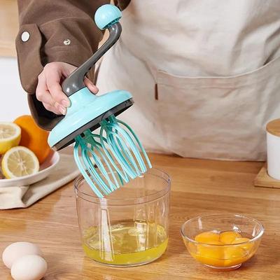 Frusta Manuale Multifunzionale Semiautomatica per Albume Panna Torta Uova Miscelatore Manuale a Manovella Utensili da Cucina Domestici
