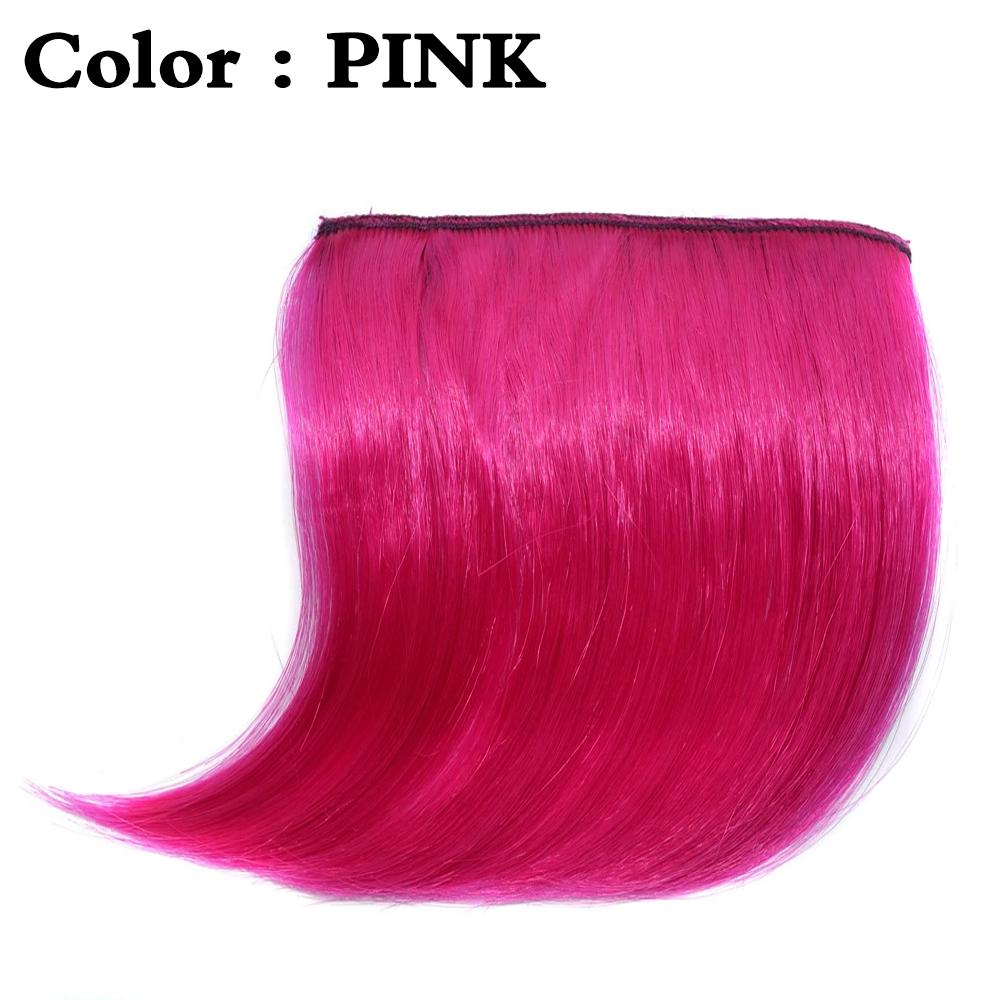 MISSQUEEN Bunte synthetische kurze Haarteile zum Anklipsen, Haarschmuck für Frauen für den täglichen Gebrauch