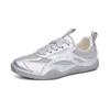Leather Sneakers Women's 2025 New Summer Women's Shoes Flat-bottomed Breathable Forrest Gump Shoes Casual Versatile Ballet Training Shoes