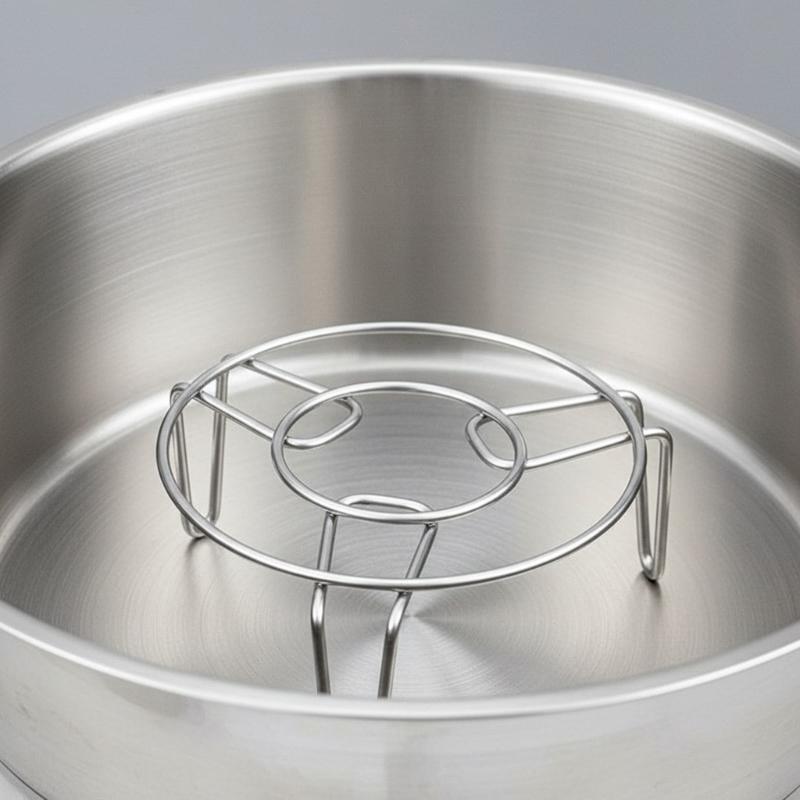Premium Metal Cooking Rack For Steam Cooking Heatproof Design Protects Countertops From Scorching
