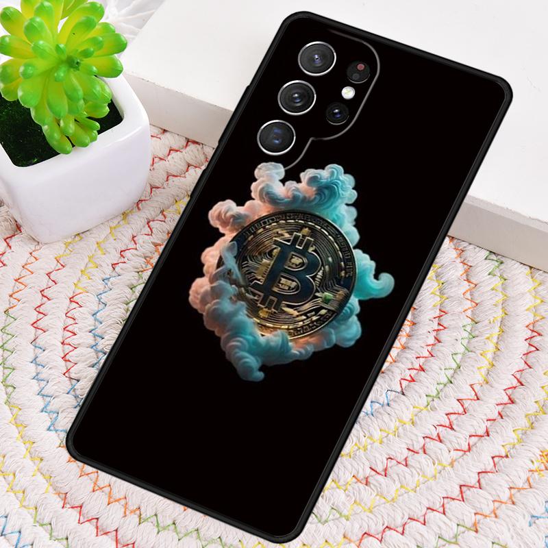 Bitcoin BTC Soft Phone Case for Samsung Galaxy Note 10 Pro S26 Ultra S23 S24 FE S25 S21 S22 PLUS Shockproof Cove