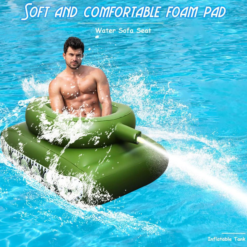 PVC Inflatable Spray Water Tank Ride-On Float