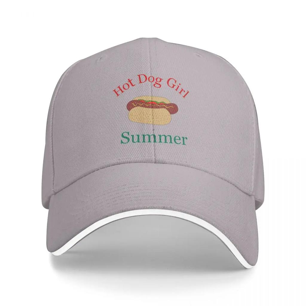 Hot Dog Girl Summer Baseball Cap tea Hat Ball Beach Bobble s For Women Mens