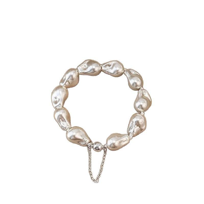 Bracciale di Perle della Famiglia Shi - Una Catena Anti-Perdita di Lusso Unica, Economica, con Chiusura Magnetica e Lavorazione a Mano con Perline Intricate