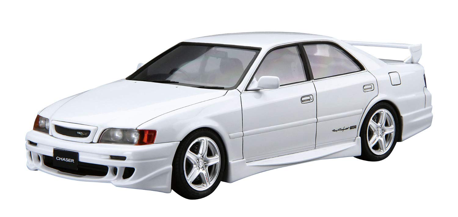 

Aoshima Bunka Kyozai Серия Тюнингованные Автомобили № 47 TRD JZX100 Chaser 1998 Toyota Пластиковая Модель-Конструктор 1/24 №