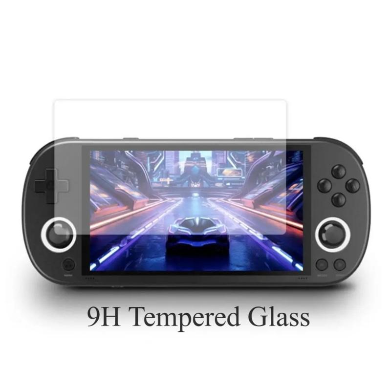 Handheld Game Console Protective Storage Bag Organizers Fit For Trimui Gamers, Includes High Clarity Tempered Glass Film