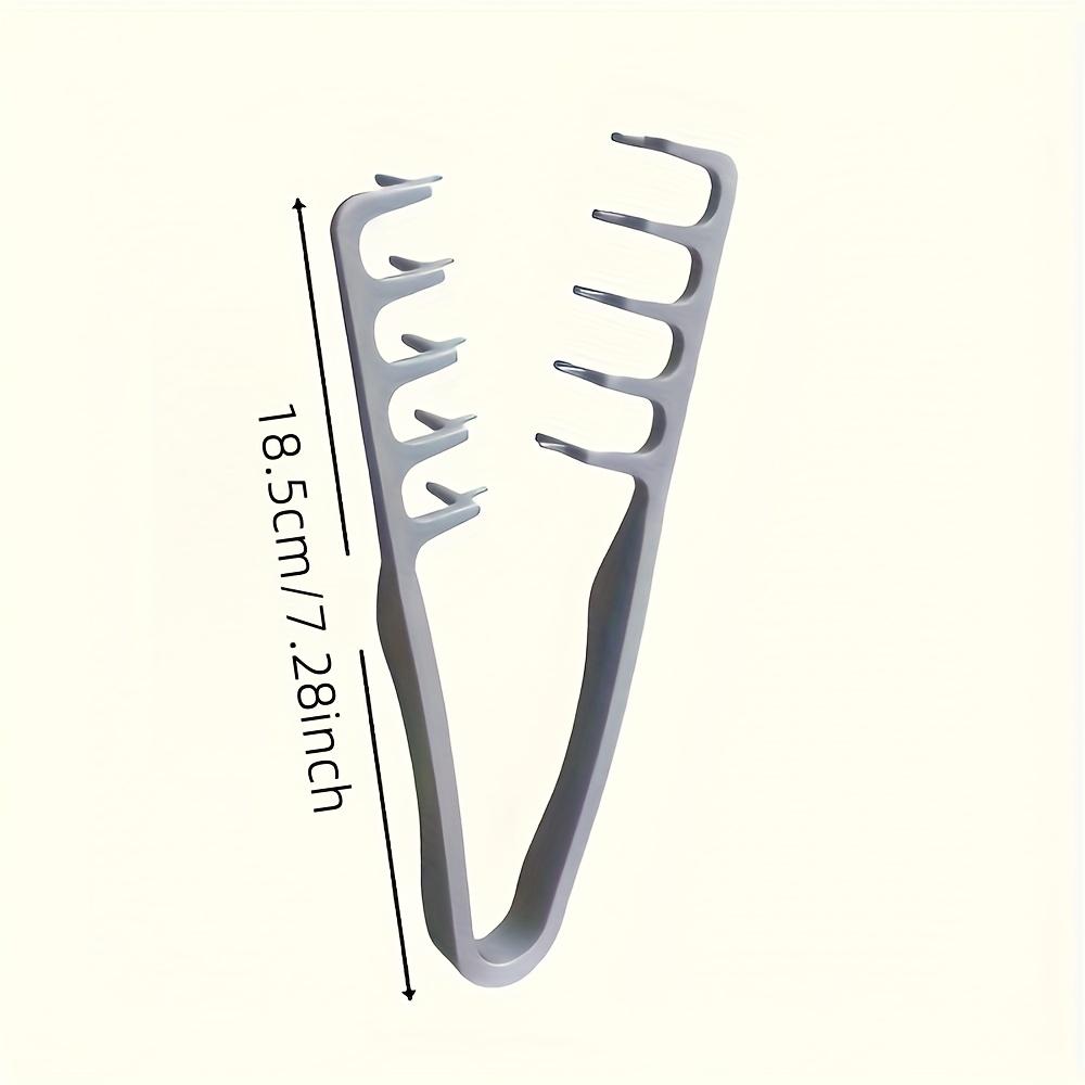1PC/2PCS New Unisex Hair Comb with Root Volume - Foldable Plastic Styling Comb with Textured Teeth, Japanese-Korean Series