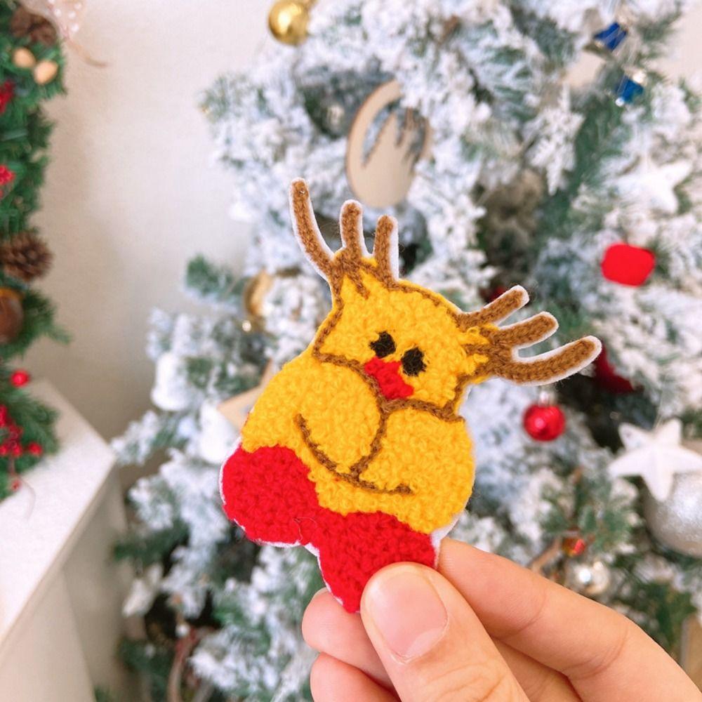 Snowman Plush Xmas Barrettes Gloves Santa Claus Hairpin Fashion Christmas Hair Clip Kids
