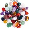 100g/Bag Natural Tumbled Stones And Mix Color Crystals Bulk - Assorted Tumbled Polished Stones Rocks Gemstones For Home