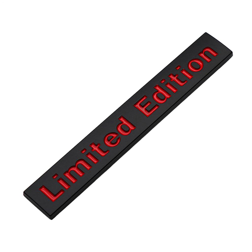 3D Metal Limited Edition Fender Trunk Badge Emblem Racing SUV Sport Sticker Car Body