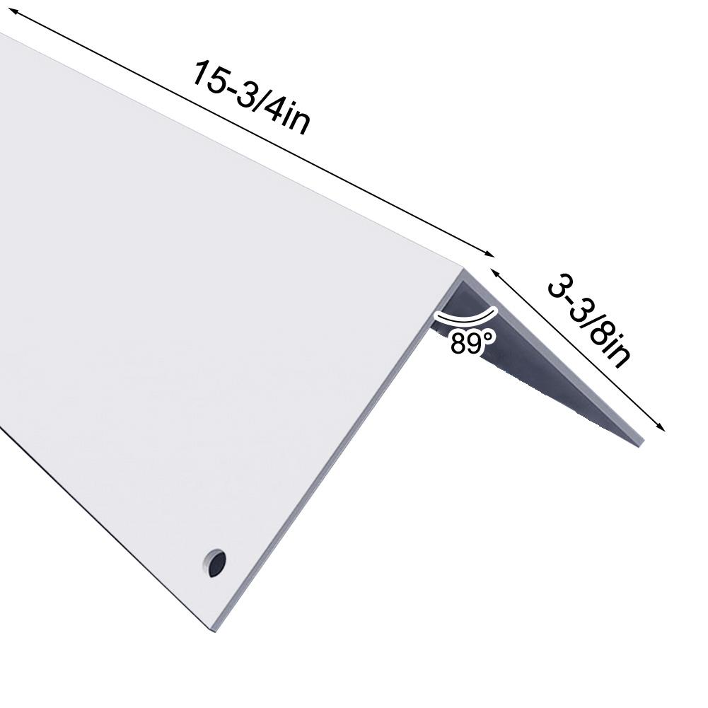 Einfach zu installierender Eckschutz für Vinylverkleidungen Hergestellt aus rostbeständigen Aluminium- und Edelstahlmaterialien