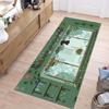 Green Non-slip Runner Rugs Soft Entrance Kitchen Carpet Floor Mat Home Decor Entryway Foot Mats Kitchen Staircase Long Rug Gift