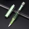 High Quality Transparent Color Piston Ink Blowing Large Capacity Ink Storage Pen Rotary Ink Blowing Piston Pen School Supplies