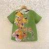 ZANZEA Women Floral Print Summer Casual Round Neck Short Sleeve Blouse