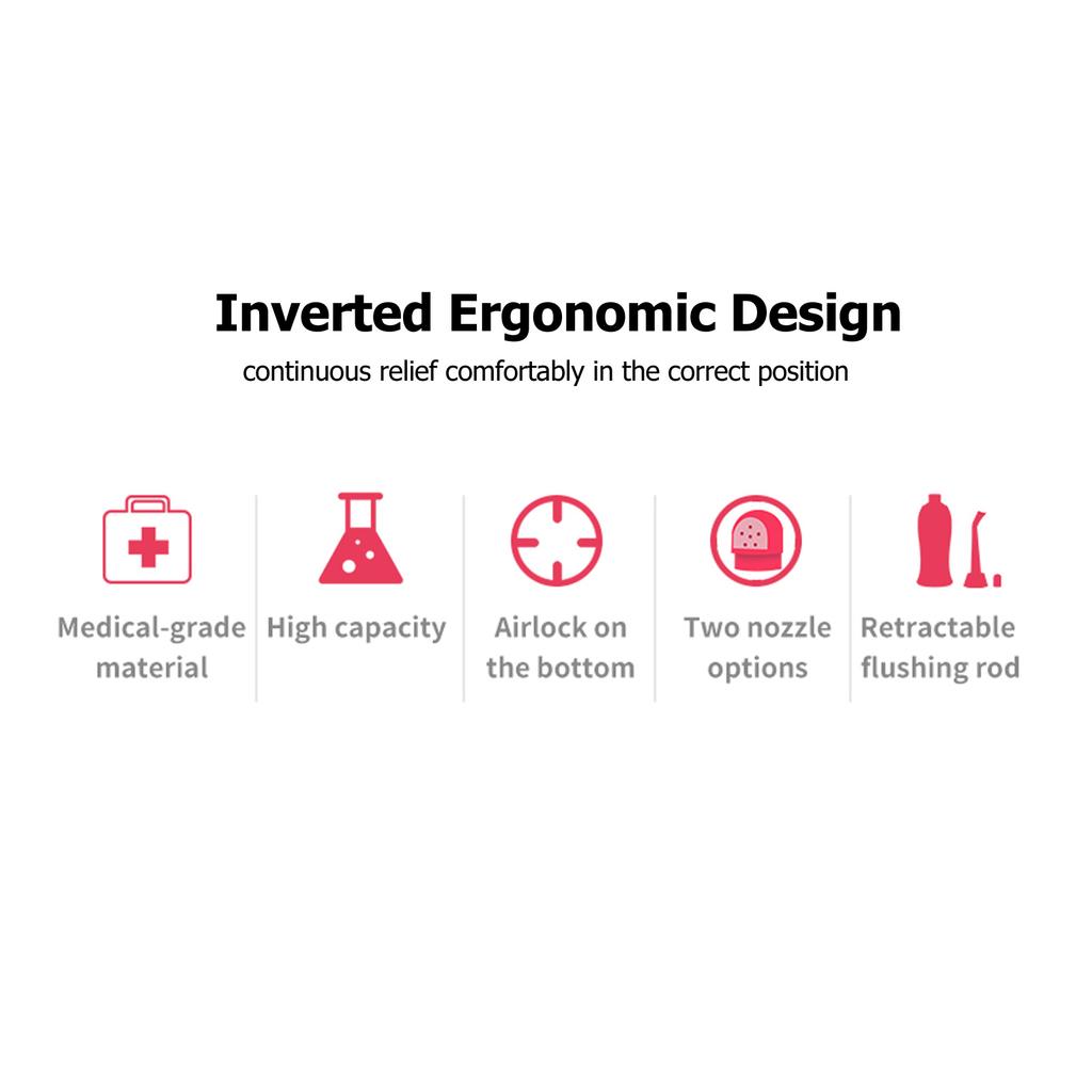 450ml Přenosný bidetový postřikovač Vysoká kapacita Úleva pro perineum Profesionální poporodní pro mateřství a miminko