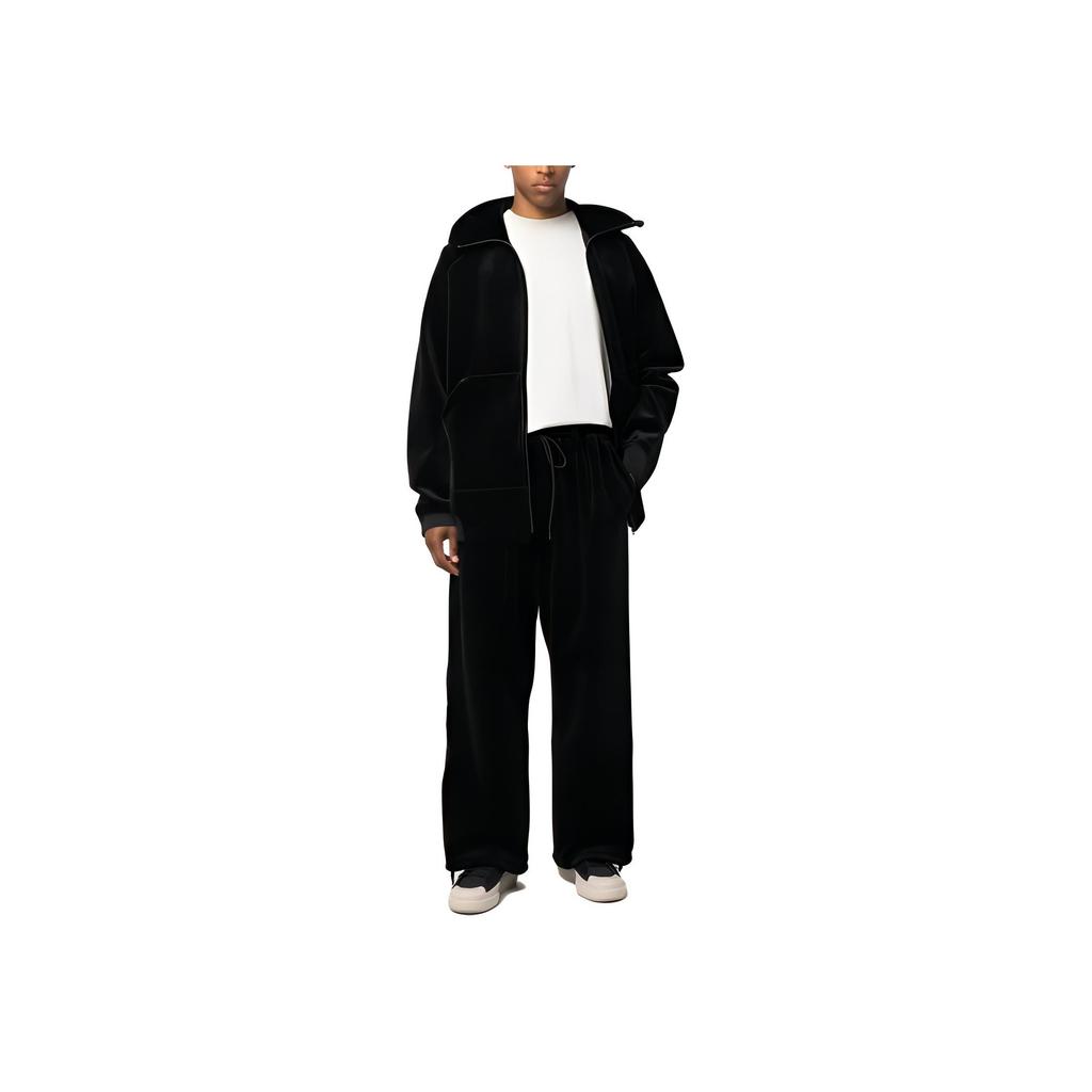 Y-3 Fashion Solid Color Zip-Up Hooded Jacket Men Jackets Black IL-2149